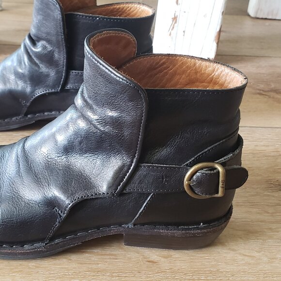 Fiorentini + Baker Black Ankle Boots - 38 - Picture 1 of 9